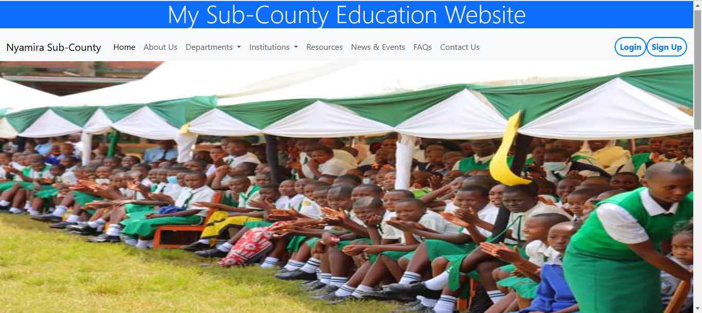 Sub-County Website